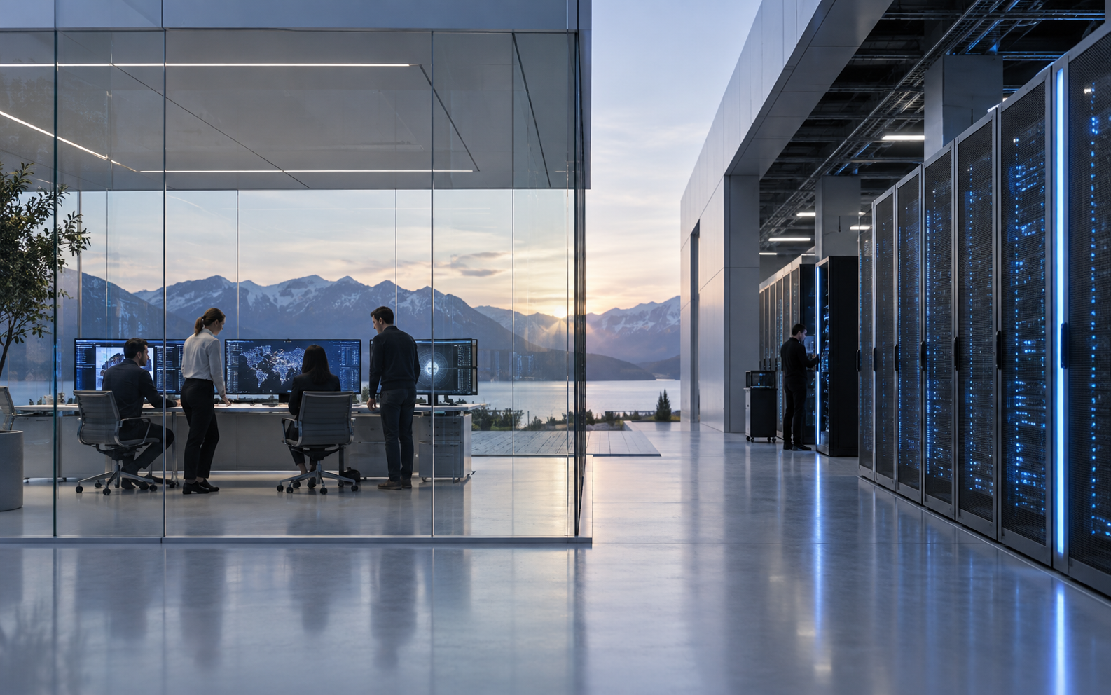 Secure data centre and operations team